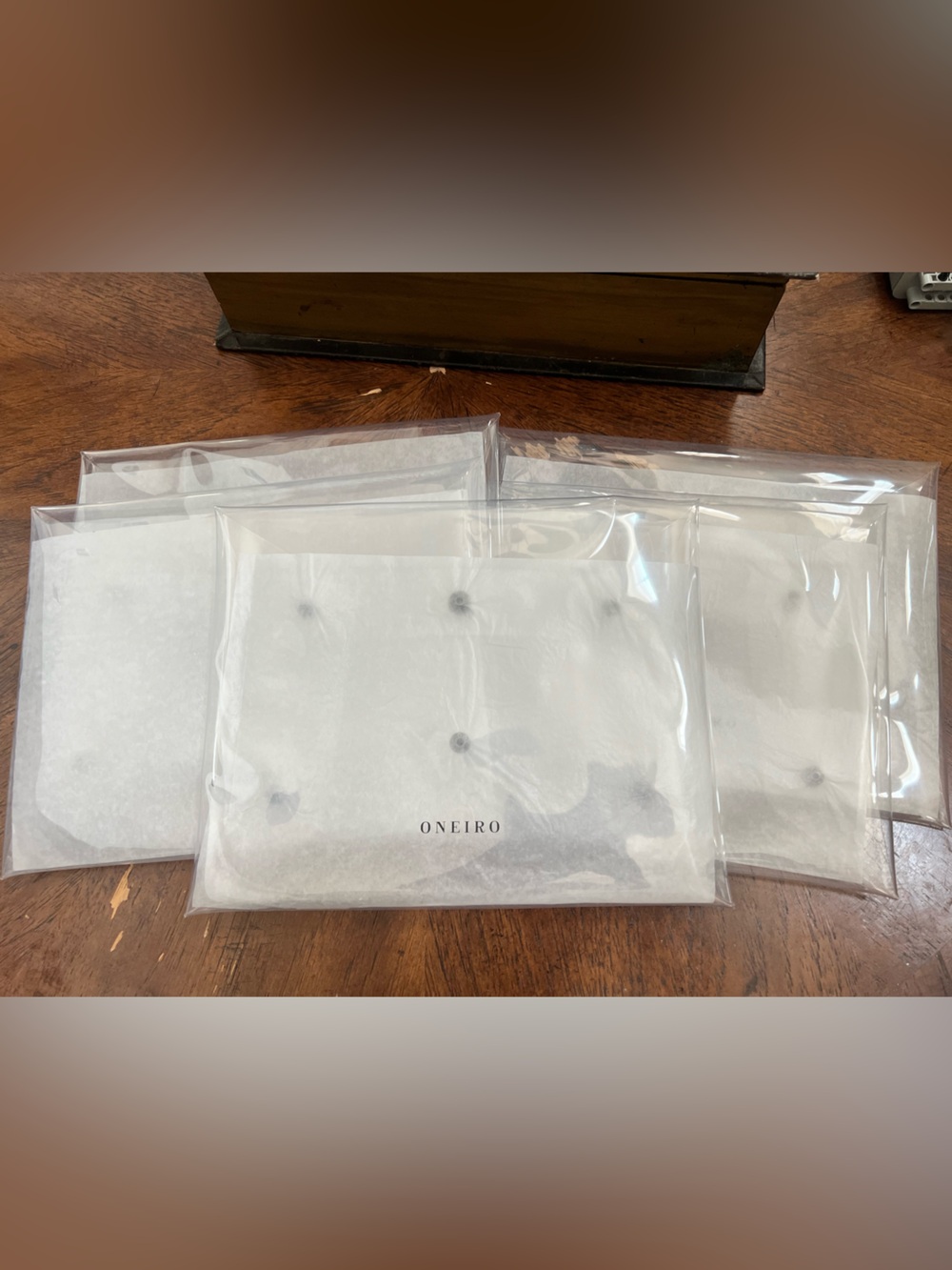 New ONEIRO clear multipurpose clutch and travel pouch. 10 Packs Set